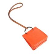 Pre-owned Leather hermes-jewelry Hermès Vintage , Orange , Dames