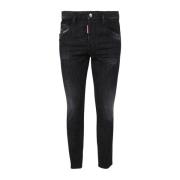 Slim-fit Jeans Dsquared2 , Black , Heren