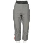 Pre-owned Polyester bottoms Prada Vintage , Gray , Dames