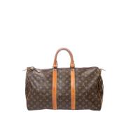 Pre-owned Canvas travel-bags Louis Vuitton Vintage , Brown , Dames