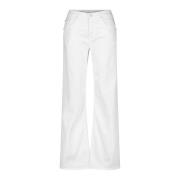Baggy Jeans Jacklyn Dondup , White , Dames