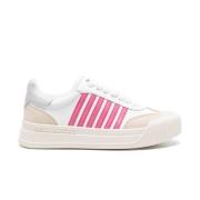 Wit Roze Grijs Sneakers Dsquared2 , Multicolor , Dames