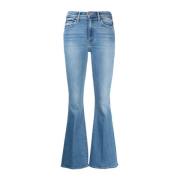 Weekender Bootcut Jeans Mother , Blue , Dames