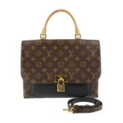 Pre-owned Canvas handbags Louis Vuitton Vintage , Brown , Dames