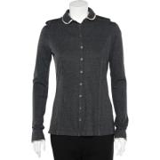 Pre-owned Cotton tops Burberry Vintage , Gray , Dames