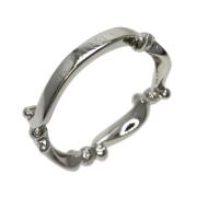 Pre-owned Platinum rings Gucci Vintage , Gray , Dames