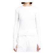 Witte Longsleeve T-Shirt Thom Krom , White , Dames