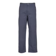 Broek met Enkele Knie Carhartt Wip , Blue , Heren