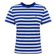 Gestreept T-shirt met lange mouwen voor dames Ralph Lauren , Blue , Da...