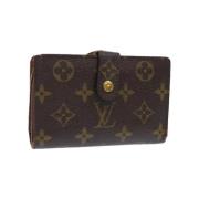 Pre-owned Coated canvas wallets Louis Vuitton Vintage , Brown , Dames