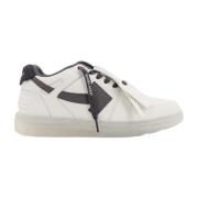Transparante Leren Sneakers Off White , White , Heren