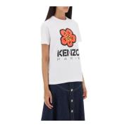 T-shirt met Boke Flower print Kenzo , White , Dames