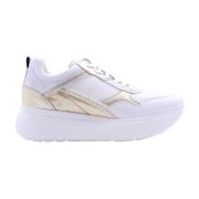 Stijlvolle Delpech Sneaker voor Vrouwen Nerogiardini , White , Dames