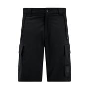 Cargo Shorts van Stretch Katoen, Zwart C.p. Company , Black , Heren