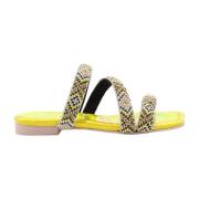 Kongo Slip-On Schoenen Ras , Yellow , Dames