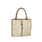 Pre-owned Canvas gucci-bags Gucci Vintage , Beige , Dames