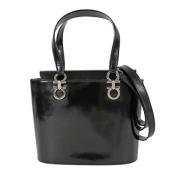 Pre-owned Leather shoulder-bags Salvatore Ferragamo Pre-owned , Black ...