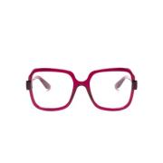 Contemporary Acetate Optical Frame Gucci , Purple , Dames