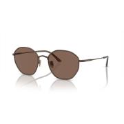 Bronze/Brown Sunglasses AR 6152 Giorgio Armani , Brown , Heren