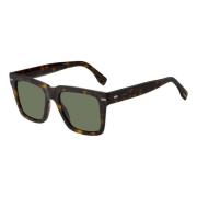 Boss Zonnebril in Dark Havana/Green Hugo Boss , Multicolor , Heren