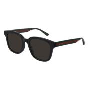 Black Green Sunglasses Gucci , Black , Heren