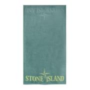 Groen geborduurde zwemkleding Stone Island , Green , Heren