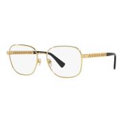Gold Eyewear Frames Versace , Yellow , Unisex