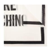 Katoenen sjaal Moschino , White , Unisex
