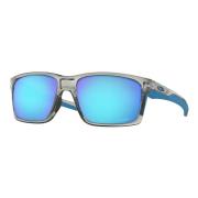 Grijze Ink/Prizm Sapphire Zonnebril Oakley , Multicolor , Unisex