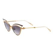 Glassliner Sunglasses - Yellow Gold Black Enamel/Dark Grey Valentino ,...