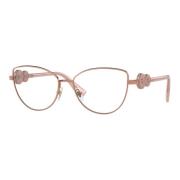 Rose Gold Eyewear Frames Versace , Pink , Unisex