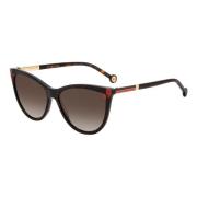 Havana Red Sunglasses Carolina Herrera , Multicolor , Dames