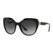 Zwarte/Grijze Zonnebril Dolce & Gabbana , Black , Dames