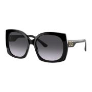 Black/Grey Shaded Sunglasses Dolce & Gabbana , Black , Dames