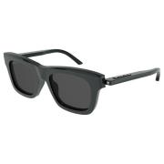 Grijze zonnebril met Bb0161S model Balenciaga , Gray , Unisex