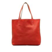 Pre-owned Leather handbags Hermès Vintage , Red , Dames