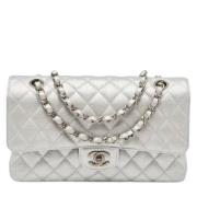 Pre-owned Fabric chanel-bags Chanel Vintage , Gray , Dames