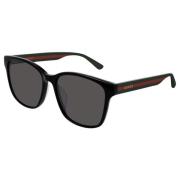 Black/Grey Sunglasses Gucci , Black , Unisex