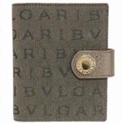 Pre-owned Canvas wallets Bvlgari Vintage , Brown , Dames