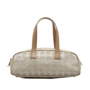 Pre-owned Canvas handbags Chanel Vintage , Beige , Dames