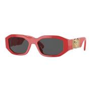 Red/Grey Junior Sunglasses Versace , Red , Unisex