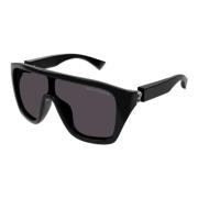 Black/Grey Sunglasses Alexander McQueen , Black , Heren