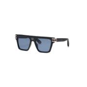 Matt/Sandblasted Black Blue Zonnebril Philipp Plein , Black , Dames