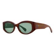 Retro Biggie Sun Sunglasses Brown/Veridian Garrett Leight , Brown , Un...