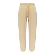 Sweatpants met logo Moncler , Beige , Dames