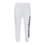 Logo Print Track Pants Dsquared2 , White , Heren