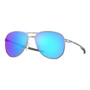 Contrail Sunglasses in Satin Silver/Prizm Sapphire Oakley , Gray , Her...