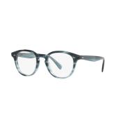 Washed Lapis Eyewear Frames Desmon Oliver Peoples , Blue , Unisex