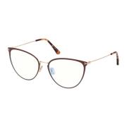 Eyewear frames FT 5840-B Blue Block Tom Ford , Brown , Unisex