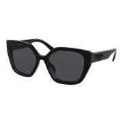 Zwart/Grijs Zonnebril Prada , Black , Dames